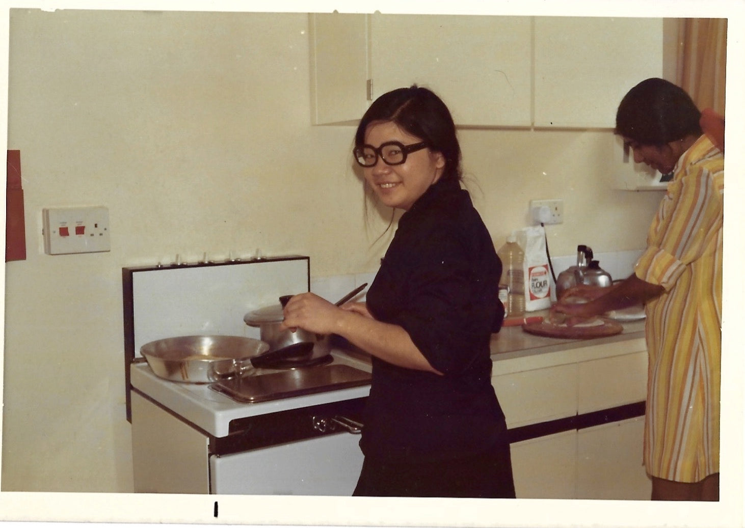Yok Chan cooking in 70s