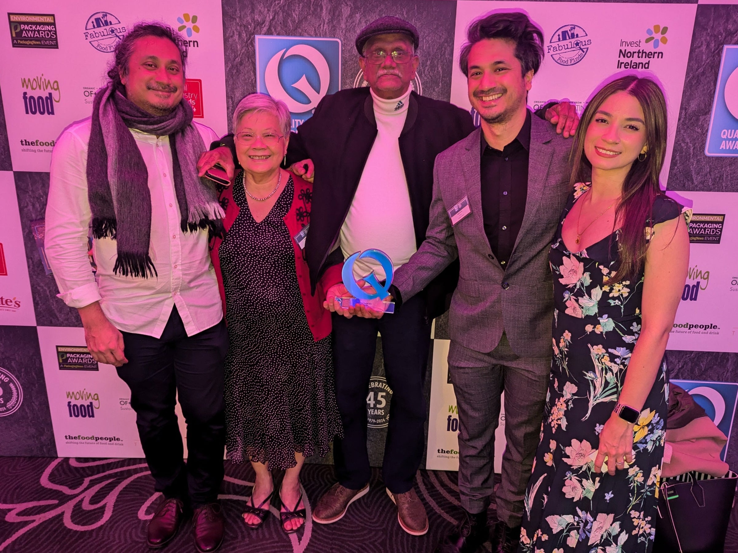 Family at Awards Ceremony