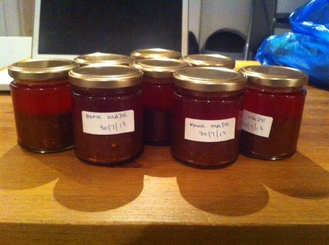 Chilli oil jars from 2013