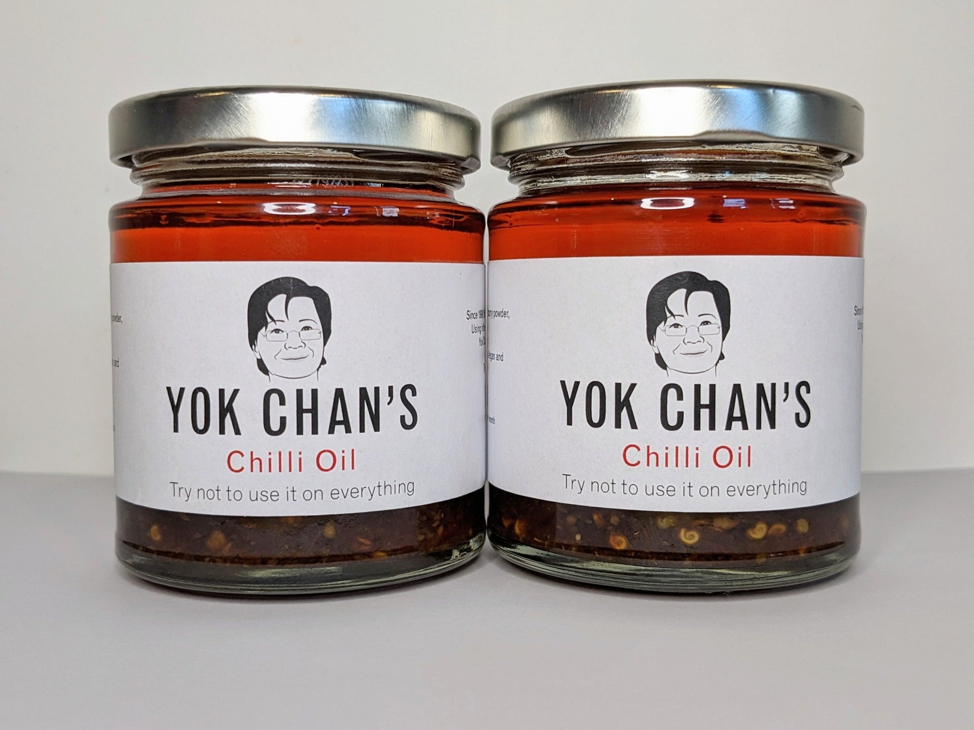Yok Chan's Chilli Oil twin pack side by side